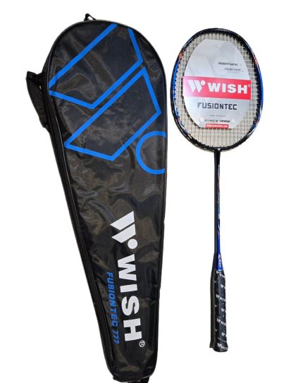Wish Fusiontec 777 Badminton Racket with Full Cover
